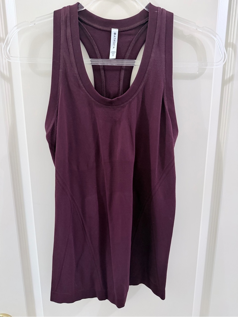 Athleta Plum Racerback Tank - Deep Purple Performance Top